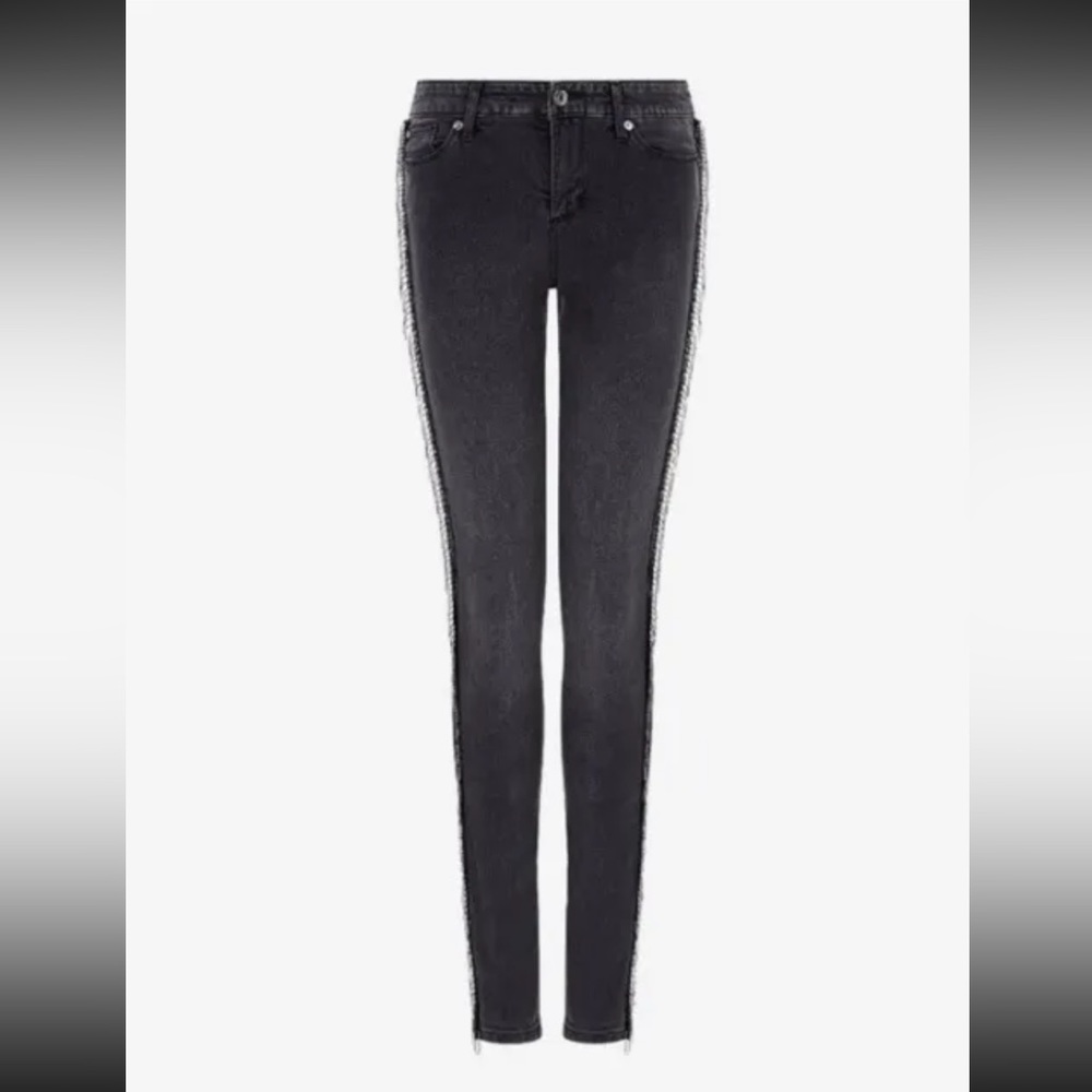 NWT Jeans Armani Exchange J69 Super Skinny Lift-Up Mid Rise 31R